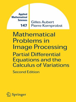 cover image of Mathematical Problems in Image Processing